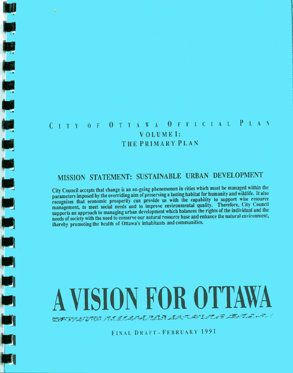 Official Plan draft cover